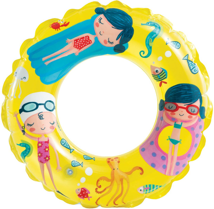 Crystal Clear Ocean Reef Transparent Swim Rings