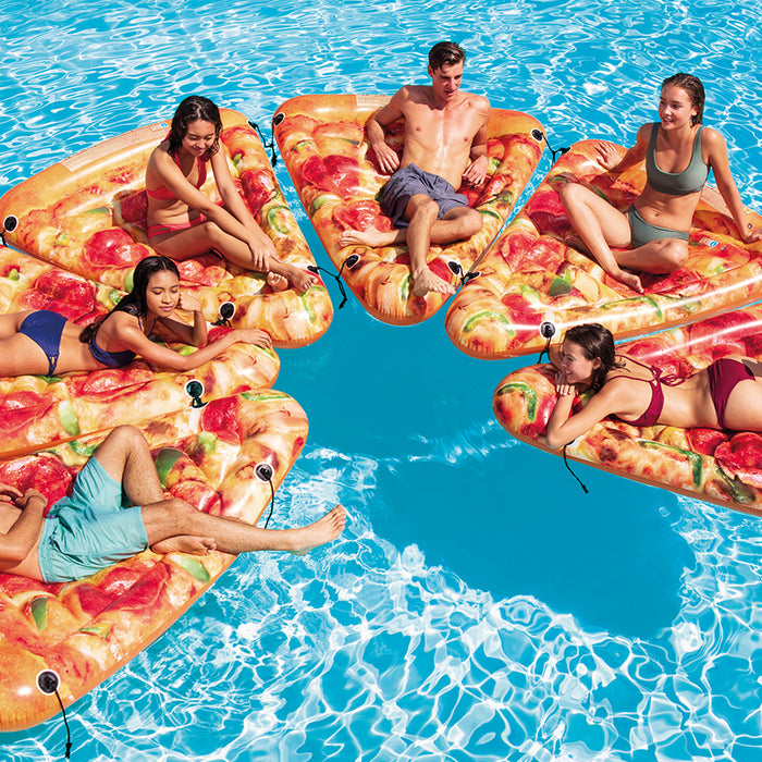 Pizza Slice Inflatable Pool Float for Summer Fun