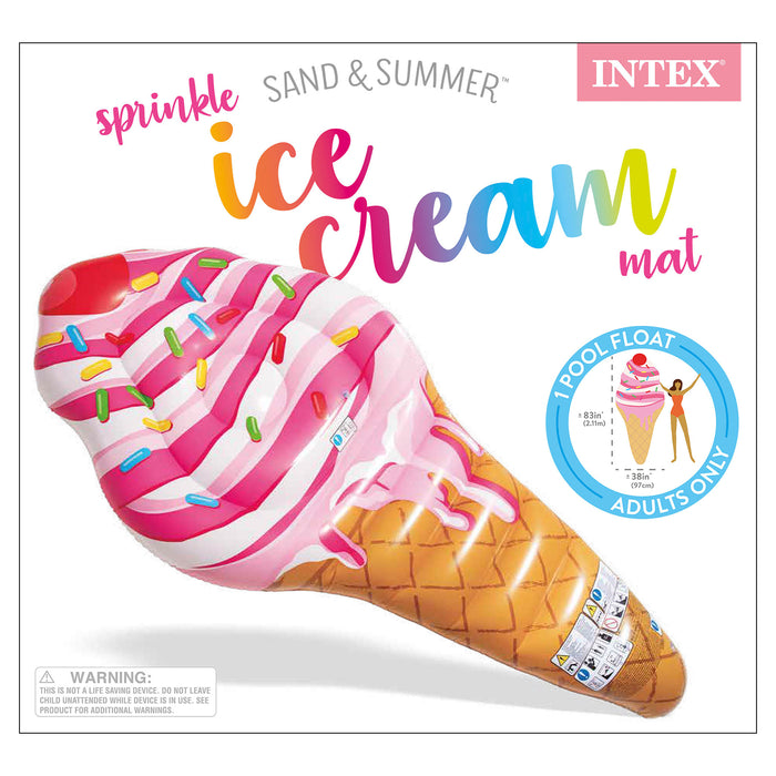 Scoop Up Summer Fun with the Intex Ice Cream Inflatable Pool Float