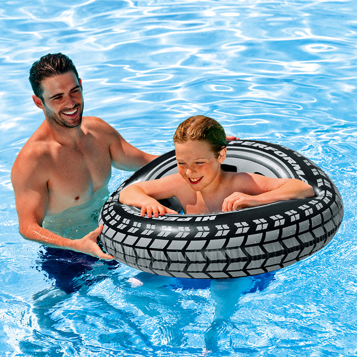 Intex Giant 36" Inflatable Tire Tubes for Pool, Lake and Ocean Fun - 6 Pack