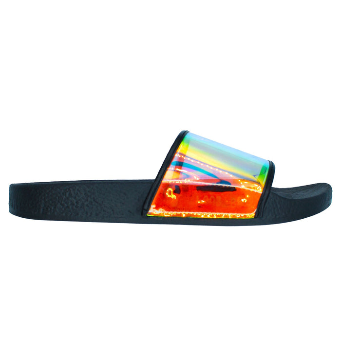 Qwave Ladies' Iridescent Slides.