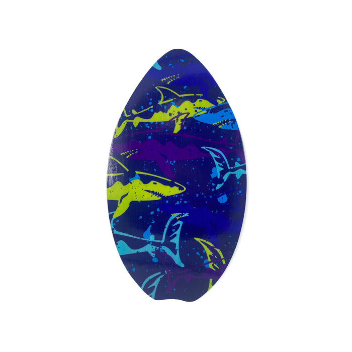 Bluewater Beach 35 Inch Wood Skimboard (5 Styles) | Beginner to Intermediate Skim Boards | Free Qwave Skimboard/Surf Board Wax