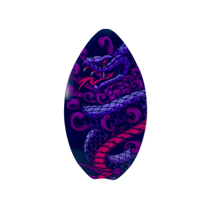 Bluewater Beach 35 Inch Wood Skimboard (5 Styles) | Beginner to Intermediate Skim Boards | Free Qwave Skimboard/Surf Board Wax