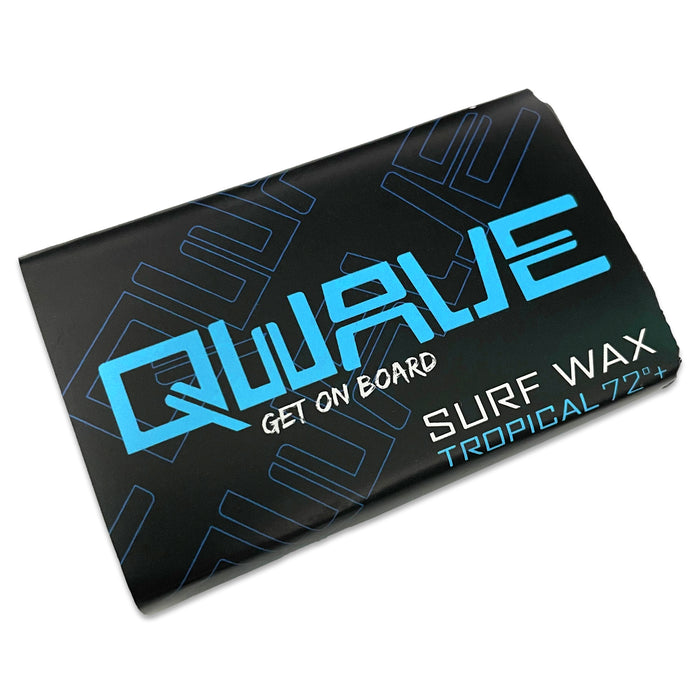 QWAVE Surfboard, Skimboard and Paddle Board Wax (Pack of 3) | Tropical Surfboard Wax | Bubble Gum Scented Surf Wax Extra Sticky for all Boards