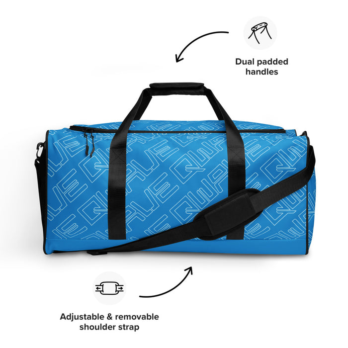 Qwave Blue Duffel Bag