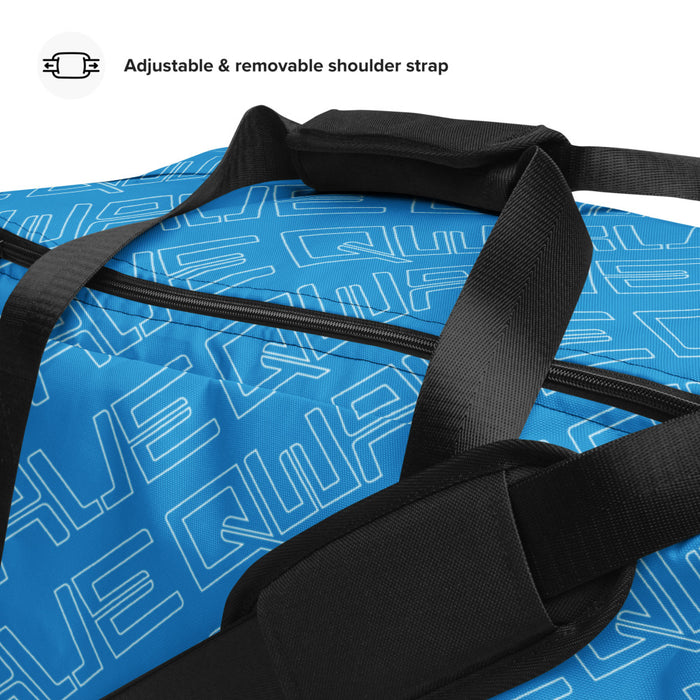 Qwave Blue Duffel Bag