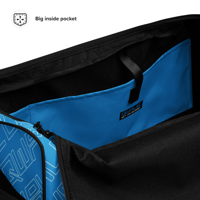 Qwave Blue Duffel Bag