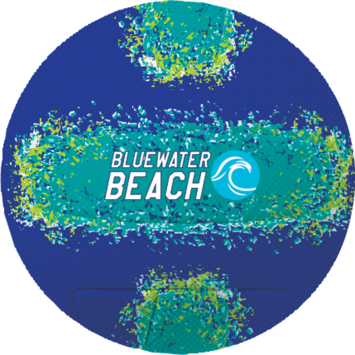 Bluewater Beach Neoprene Splatter Print Indoor/Outdoor Official Volleyball