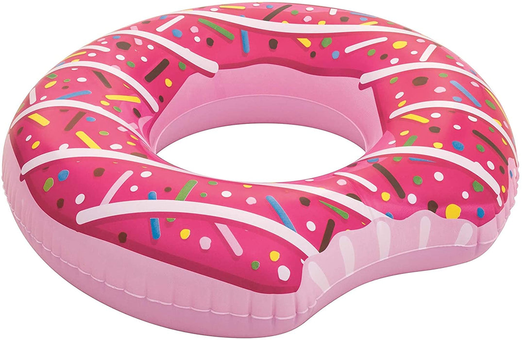 Bestway Inflatable Donut Swim Tube - Pool Floats for Kids and Adults - Water Party, River, Lake Inner Tube Floats with 2 Heavy Duty Handles