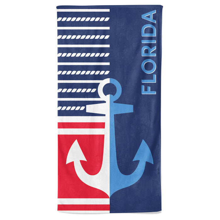 30X60 Anchored Patriot Florida Towel.