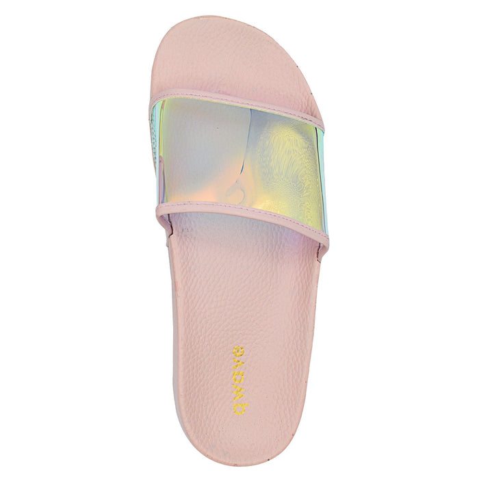 Qwave Ladies' Iridescent Slides.