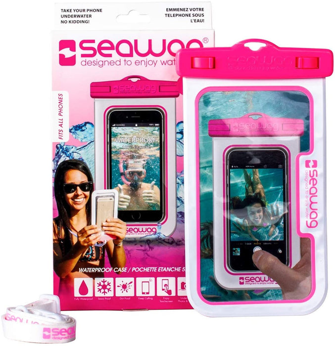 Seawag Waterproof Case For Smartphone Black/Pink